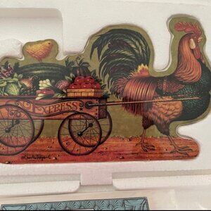 The Bradford Exchange 2002 Rooster Plate# A1883, 2002, COA, NEW